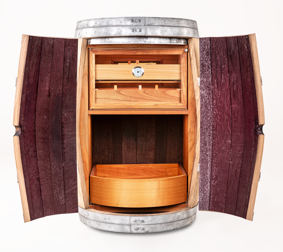 Timeless Elegance: The Collector’s Dual-Culture Cigar & Wine Cabinet